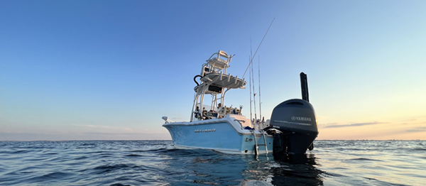 Yamaha-Boaters-LogVol13No21MarkHotzeimage4.jpg Today, Captain Hotze takes on about 150 charters every year, introducing fishing enthusiasts to his way of fishing with jigs off the coast of Destin, Fla.