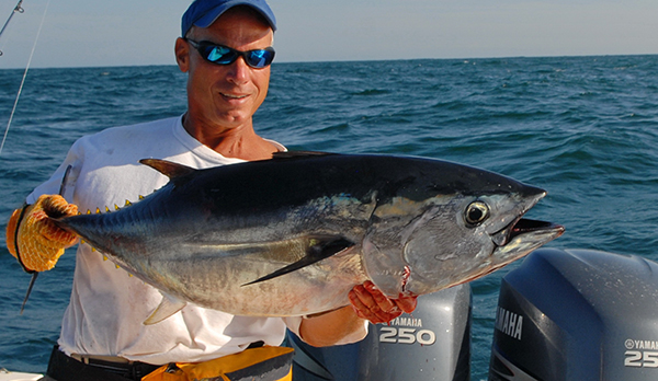 Yamaha-Fishin-SaltVol18No3Bluefinimage2.jpg When Freda was a high school teacher, he chartered on the weekends. Now he charters full time.