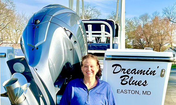 Sherryann Plesse great up with Yamaha and when it was time to choose a boat of her own, she picked Yamaha power again.