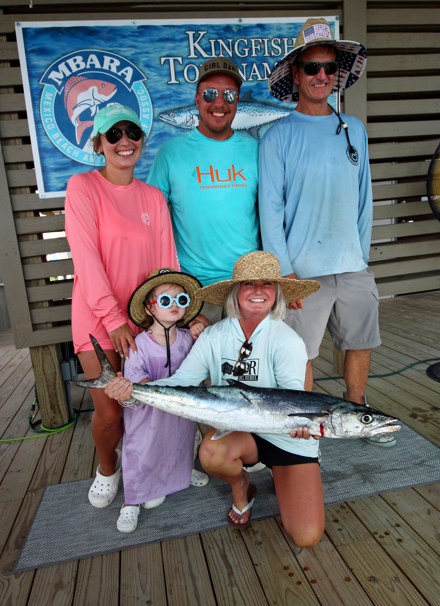 The Mexico Beach King Mackerel tournament it attracts over one hundred boats and hundreds of anglers to compete for trophies, cash and prizes, but mostly to support the work of the association.