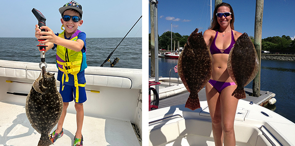 Captain Andy says that many neophyte anglers don't realize how strong fluke can be.