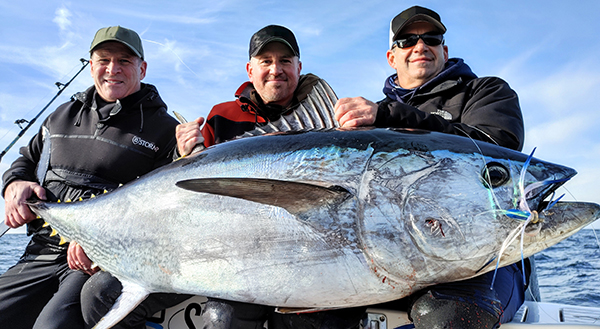 Yamaha-Fishin-SaltVol18No3Bluefinimage3.jpg During the last few years, Freda has seen a tremendous run of bluefins in his home waters.