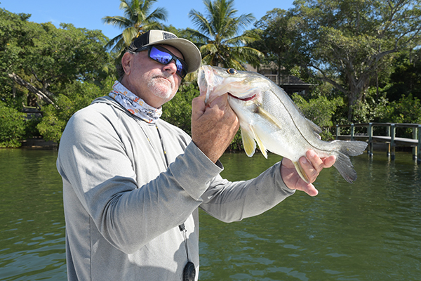 Capt. Mike Holliday says to catch snook you need to be in flowing water.