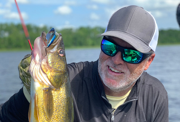 Dawn and dusk are key times to target walleye, especially when targeting shallow fish in clear water.