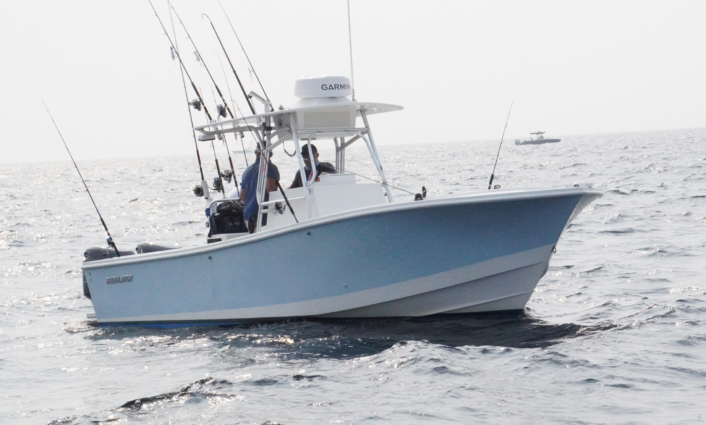 If your version of boat-based entertainment includes a bit more salt, Regulator makes a great boat for you. The modern saltwater center console is a marvel.