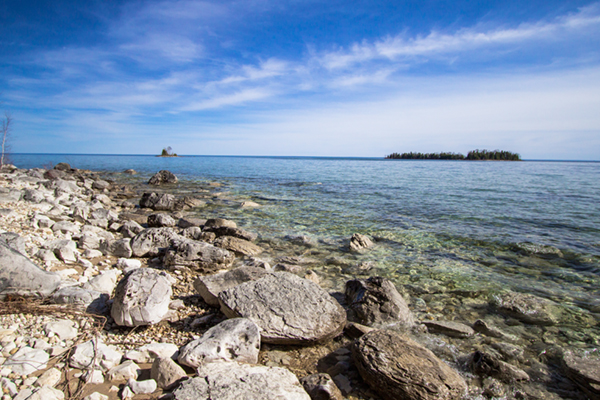 “The Channels” in French, Les Cheneaux, is an archipelago consisting of 36 islands sprawled about 12 miles of Lake Huron coastline.