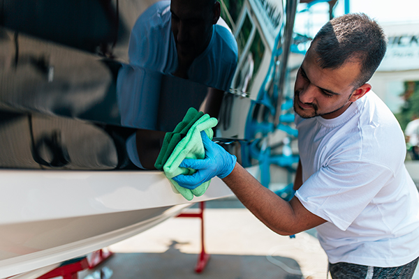 Avoid cleaners with too much bleach—if bleach accidentally gets into your live wells it might kill your bait next time you use it.
