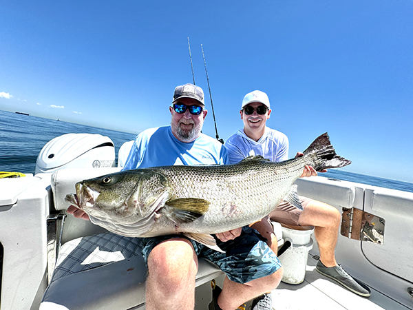 Captain Adrian Moeller heads up Rockfish Charters - a company specializing in chasing Atlantic striped bass.