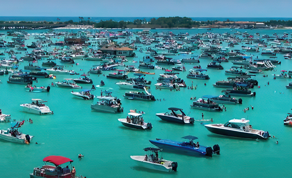 When finding a good place to anchor make sure the spot is not restricted.