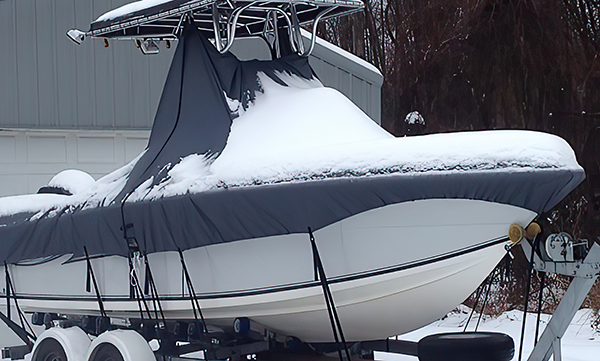 Yamaha-Boaters-Logvol14No27WinterizingTipsimage5.jpg Whether to shrink-wrap a boat or not depends on where it will be stored for the winter. If it’s tucked away in a garage or stored in a covered rack, a snug-fitting boat cover is sufficient. One benefit of not shrink-wrapping is the ability to inspect the inside of the boat throughout layup.