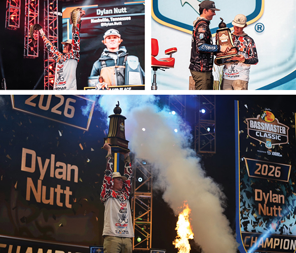 On March 15, 2026, Dylan Nutt became the second pro angler in history to win the Bassmaster Classic after qualifying through the B.A.S.S. Nation.