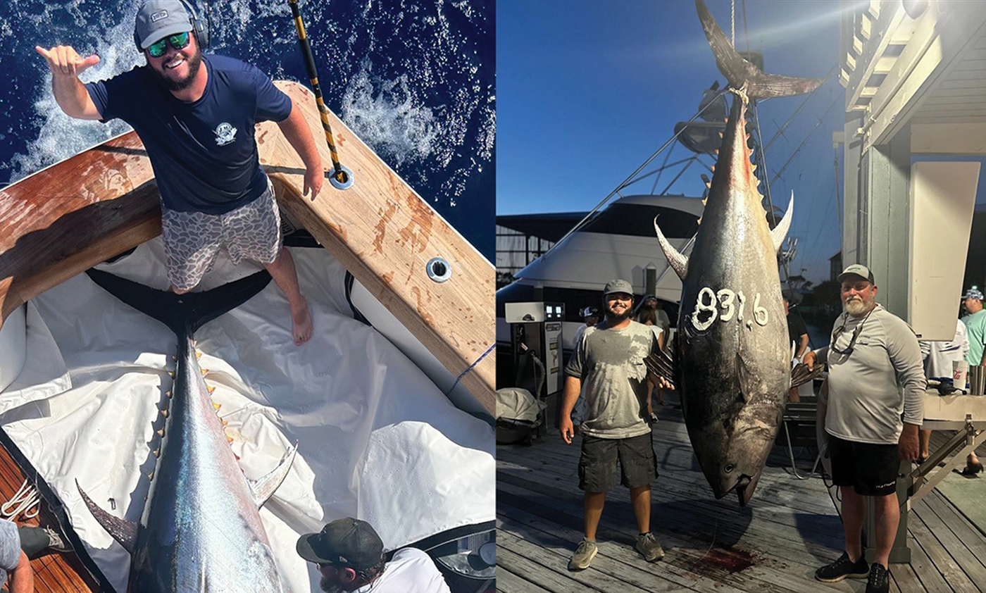 David Gatson broke an Alabama record with this large bluefin in May.