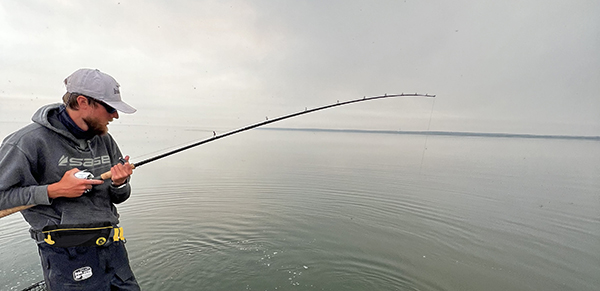 Yamaha-Boaters-LogVol14No26ReadingFreshwaterimage2.jpg In spring and fall, look for warmer pockets such as shallow shorelines that get more sun exposure, dark bottoms that absorb heat, or areas protected from wind.