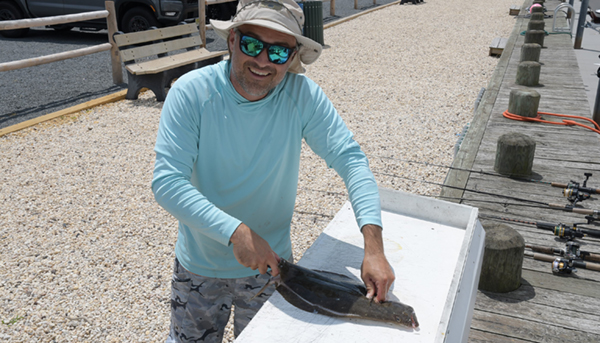 Yamaha-Fishin-SaltVol18No4SummerFlounderimage4.jpg The largest fluke Capt. Cudnik has caught to date was about 8 pounds.