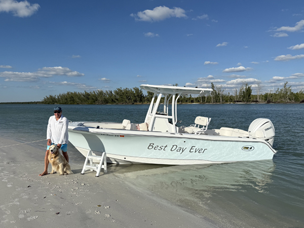 Yamaha-Boaters-Log-24-2026Vol14No24PirateDogpage3.jpg The Walkers now own five boats including two sailboats, two tenders and two outboard-powered boats, one of which is a Sea Hunt with a new Yamaha F250.