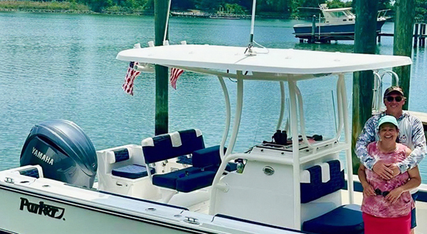 Sherryann and her husband Paul chose the eastern side of the Chesapeake because it reminded her of the waters she grew up fishing with her father.