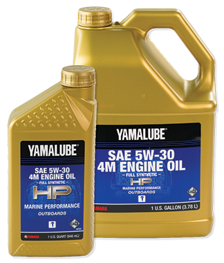 Yamalube Marine Full Synthetic oil.