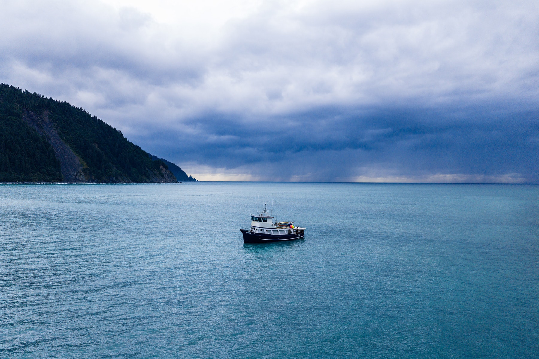 Boat on the ocean