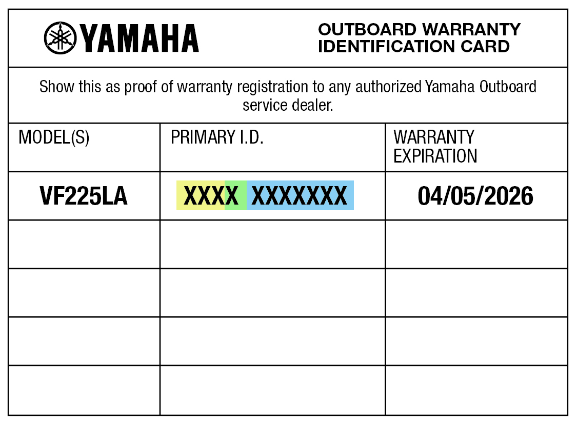 Warranty Card