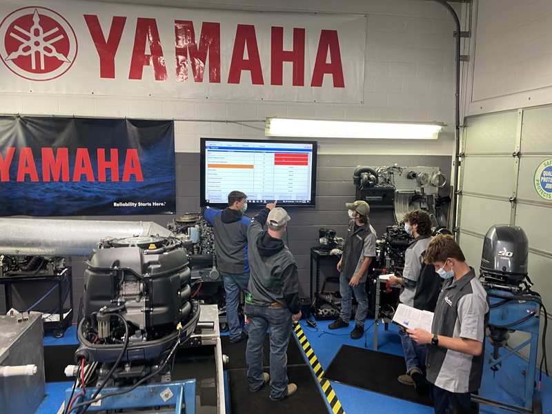 Yamaha introduced its first electric outboard! This particular model is  protected against coffee creamer corrosion. Horsepower is a bit limited  right, By Scream And Fly Magazine